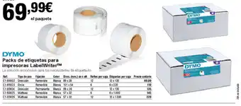 Staples Kalamazoo Packs de etiquetas para impresoras LabelWriter™ oferta