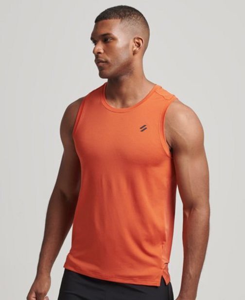Superdry Camiseta sin mangas run oferta