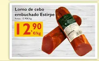 Supermercados La Despensa Lomo De Cebo Embuchado Estirpe oferta
