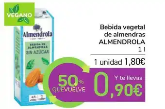 Carrefour Almendrola Bebida Vegetal De Almendras 1L oferta