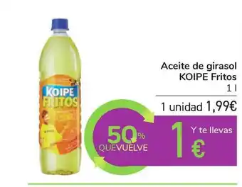 Carrefour Koipe Aceite De Girasol Fritos 1L oferta