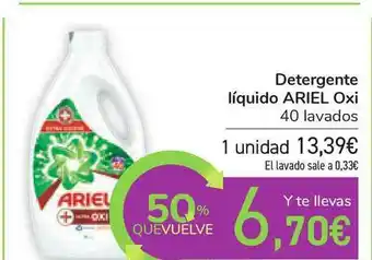 Carrefour Ariel Detergente Liquido Oxi 40 lavados oferta