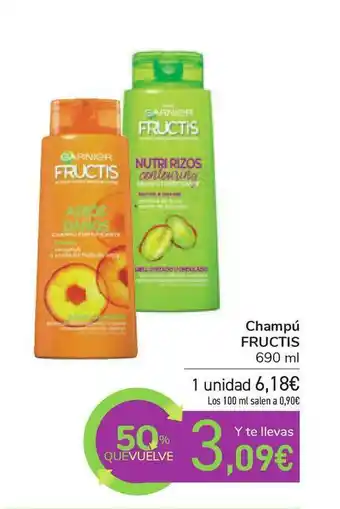 Carrefour Fructis Champú 690ml oferta