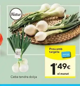 Caprabo Ceba Tendra Dolça oferta