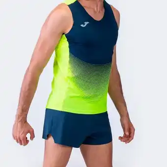 Joma Camiseta sin mangas hombre elite vi amarillo marino oferta