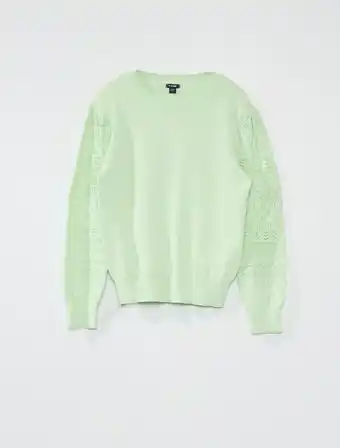 Kiabi Jersey de punto con mangas caladas oferta