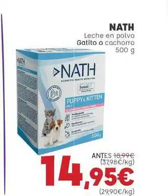 Kiwoko Nath Leche En Polvo Gatito O Cachorro 500g oferta