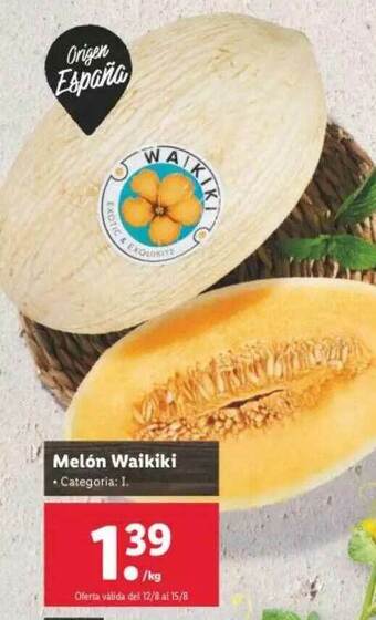 Lidl Melón Waikiki oferta