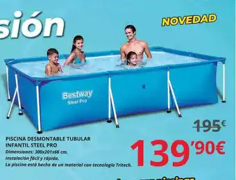 Dynos Informática Piscina Desmontable Tubular Infantil Steel Pro oferta