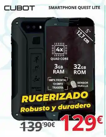 Dynos Informática Cubot Smartphone Quest Lite oferta