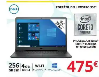 Dynos Informática Portátil Del Vostro 3501 oferta