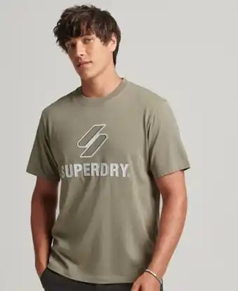 Superdry Camiseta sin mangas con aplicación y logotipo en relieve s oferta