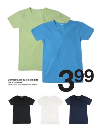 Zeeman Camiseta de cuello de pico para hombre oferta
