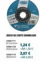Coinfer Discos de corte bath oferta