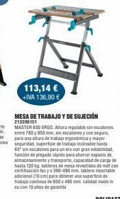 Coinfer Mesa de trabajo oferta