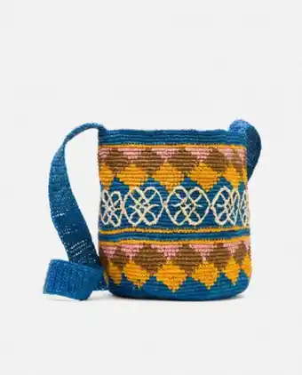CUPLÉ Bandolera rafia multicolor oferta