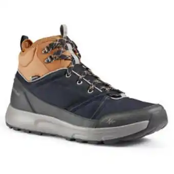 Decathlon Botas de montaña y trekking impermeables hombre quechua nh150 mid azul oferta