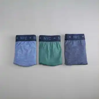 Pack x3 boxers azul mkl