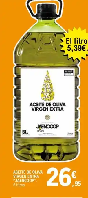 E.Leclerc ACEITE DE OLIVA VIRGEN EXTRA JAENCOOP oferta