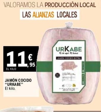 E.Leclerc JAMÓN COCIDO "URKABE" oferta