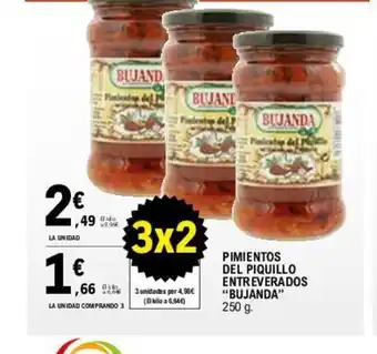 E.Leclerc PIMIENTOS DEL PIQUILLO ENTREVERADOS "BUJANDA" oferta