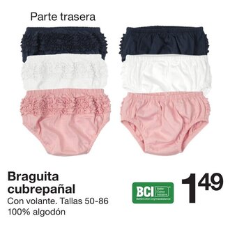Zeeman Braguita cubrepañal oferta