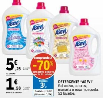 E.Leclerc DETERGENTE "ASEVI" oferta