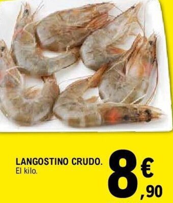 E.Leclerc LANGOSTINO CRUDO. El kilo. oferta