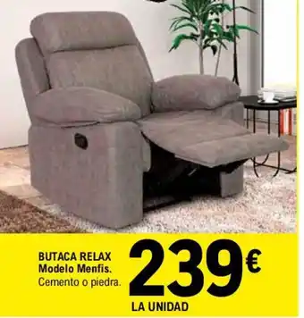 E.Leclerc BUTACA RELAX Modelo Menfis oferta