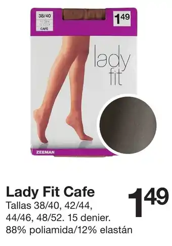 Zeeman Lady Fit Cafe oferta