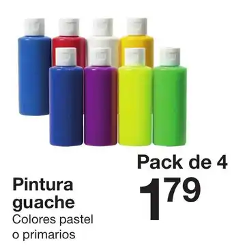 Pintura guache Pack de 4