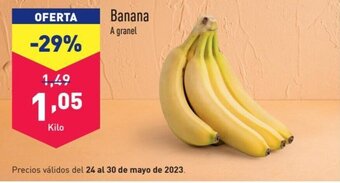 ALDI Banana oferta