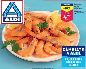 ALDI Langostinos cocidos aldi oferta