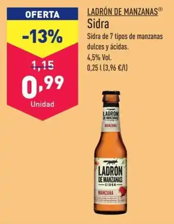 ALDI Sidra oferta