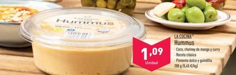 ALDI Hummus oferta