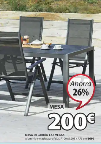 JYSK Mesa De Jardín Las Vegas oferta