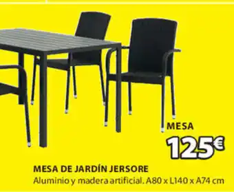 JYSK Mesa De Jardín Jersore oferta
