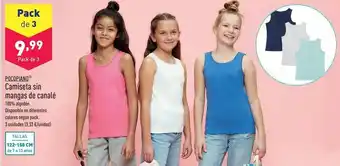 ALDI Camiseta sin mangas pocopiano oferta