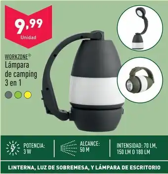 ALDI Lámpara de camping oferta