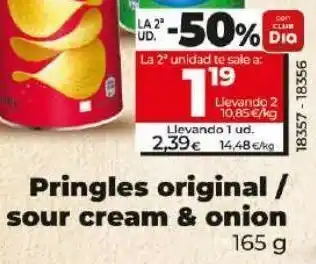 Dia Market Patatas fritas pringles oferta