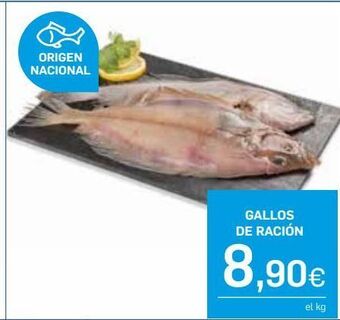 Supermercados Plaza Gallo de ración oferta