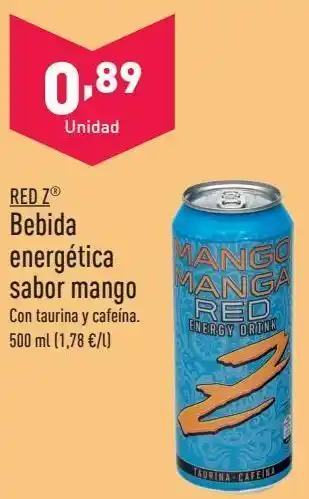 ALDI Bebida energética oferta