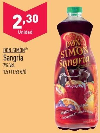 ALDI Sangría don simón oferta