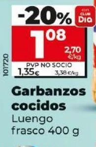 Dia Garbanzos cocidos luengo oferta