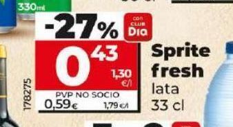 Dia Refrescos sprite oferta