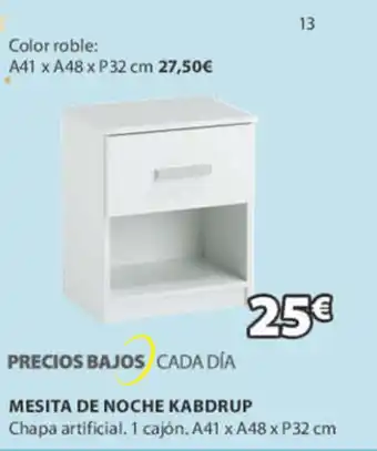 JYSK Mesita De Noche Kabdrup oferta