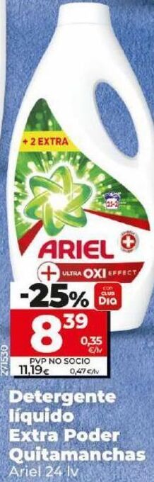 Dia Detergente liquido extra poder quitamanchas oferta