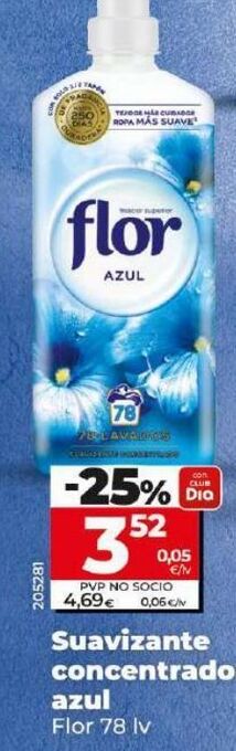 Dia Suavizante concentrado azul oferta
