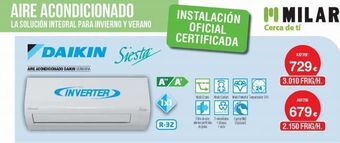 Milar Aire acondicionado oferta