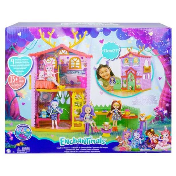 ToysRus Enchantimals - muñeca danessa deer con casa de ciervos oferta